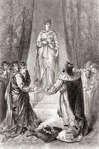 Una scena dal dramma di William Shakespeare Il racconto d